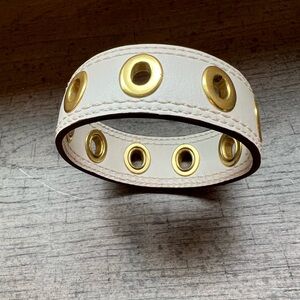 Coach Leather Grommet bracelet